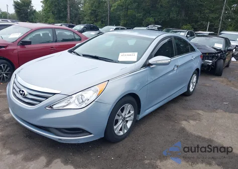 2014 Hyundai Sonata Gls from USA, damaged, VIN 5NPEB4AC7EH840769